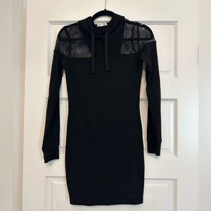 Long sleeve, hooded Dress
